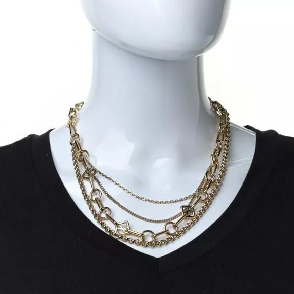 Louis Vuitton *RARE* Collier Vegas Chaine Necklace w/dustbag+box - Picture 4 of 8